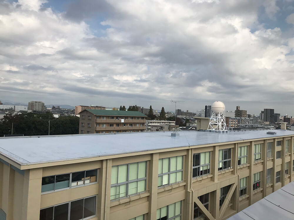 愛知県一宮市・高校校舎防水工事